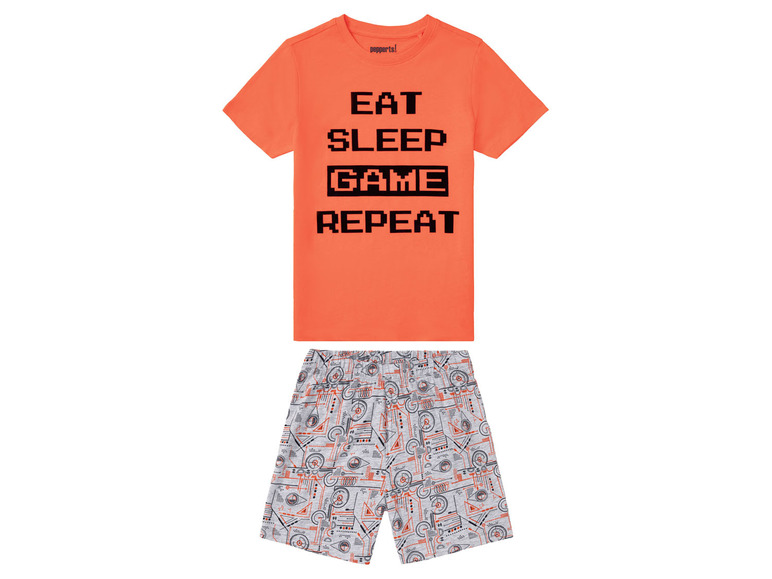 Gehe zu Vollbildansicht: pepperts!® Jungen Pyjama, 2 Stück, mit Baumwolle - Bild 4
