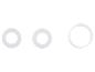 Drei weiße Dichtungen