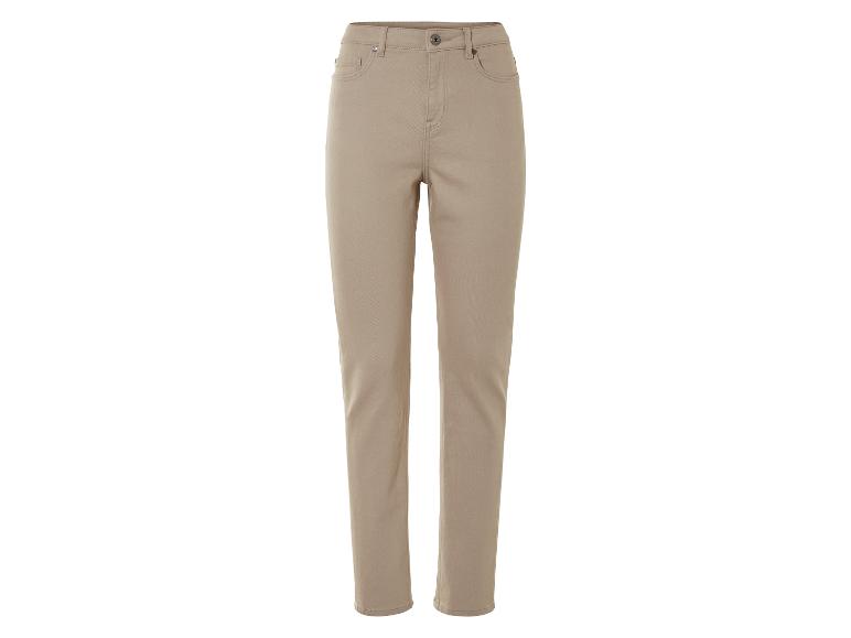 Beige Skinny Jeans für Damen.