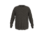 Dunkelgraues Herren-Langarmshirt mit Rundhalsausschnitt.