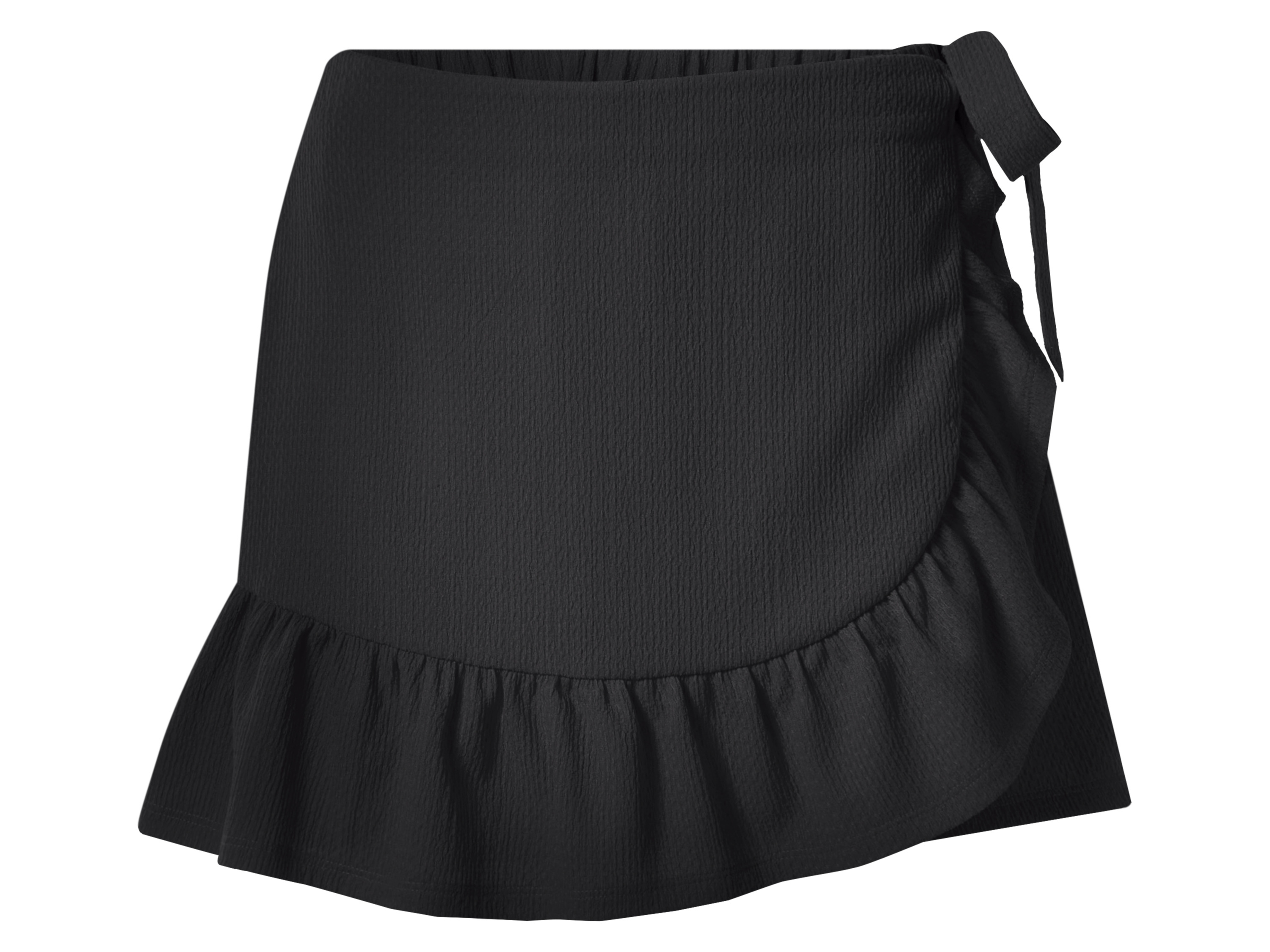 ESMARA® Damen Wickel-Hosenrock (Schwarz, S(36/38))