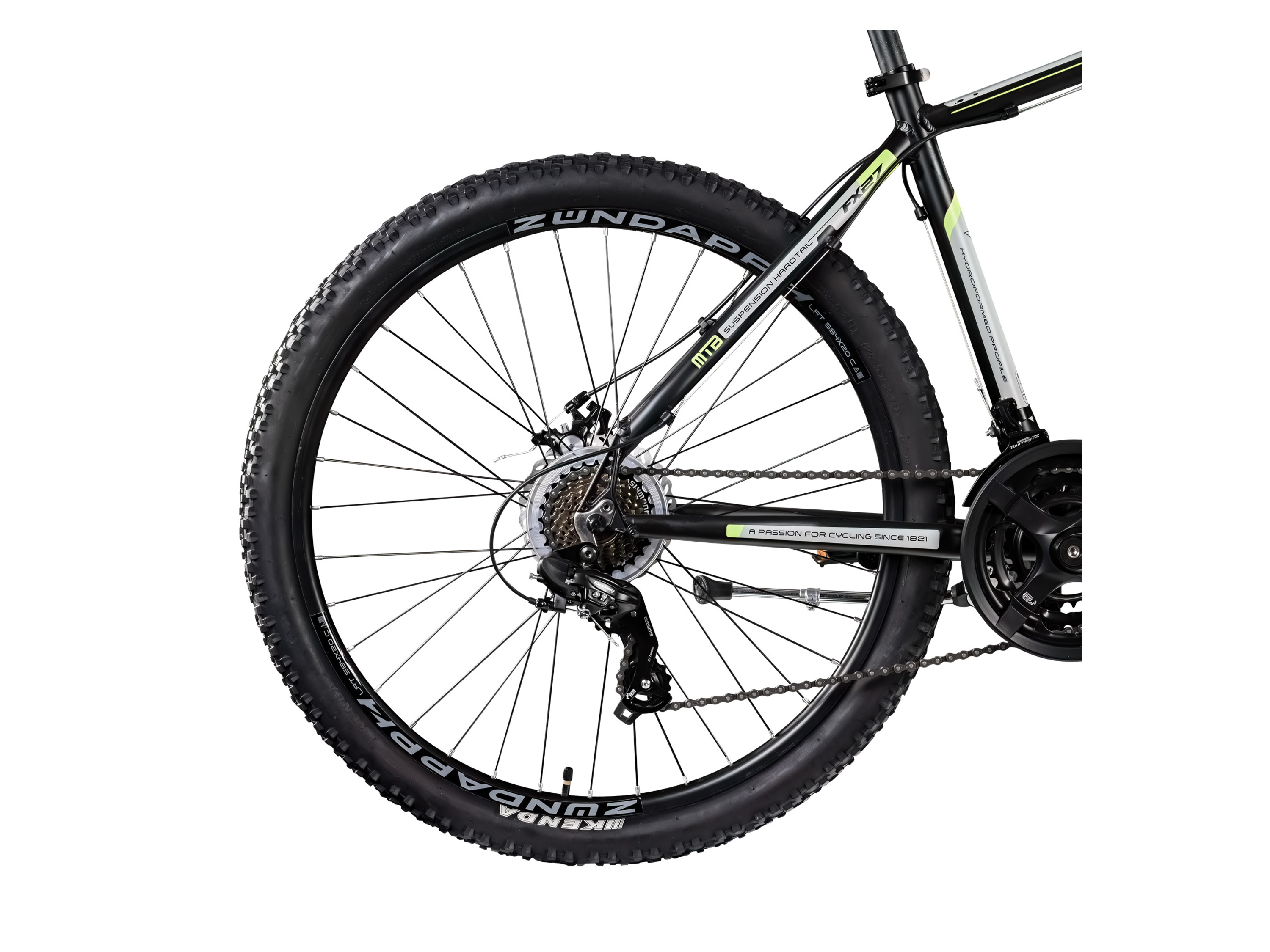 Thumbnail - Zündapp Mountainbike »FX27«, 27,5 Zoll (Schwarz/Grün)