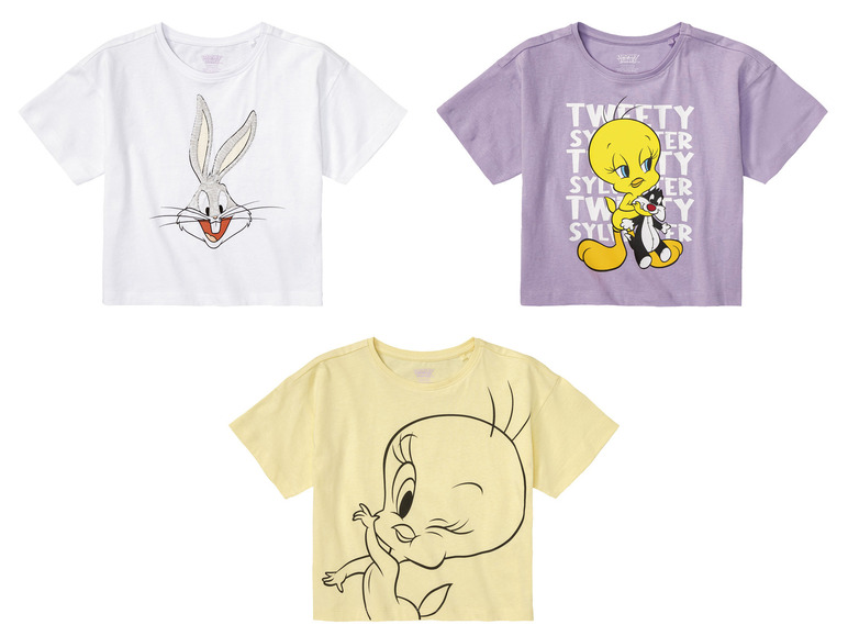 Gehe zu Vollbildansicht: Kleinkinder / Kinder Mädchen T-Shirt aus reiner Baumwolle - Bild 1
