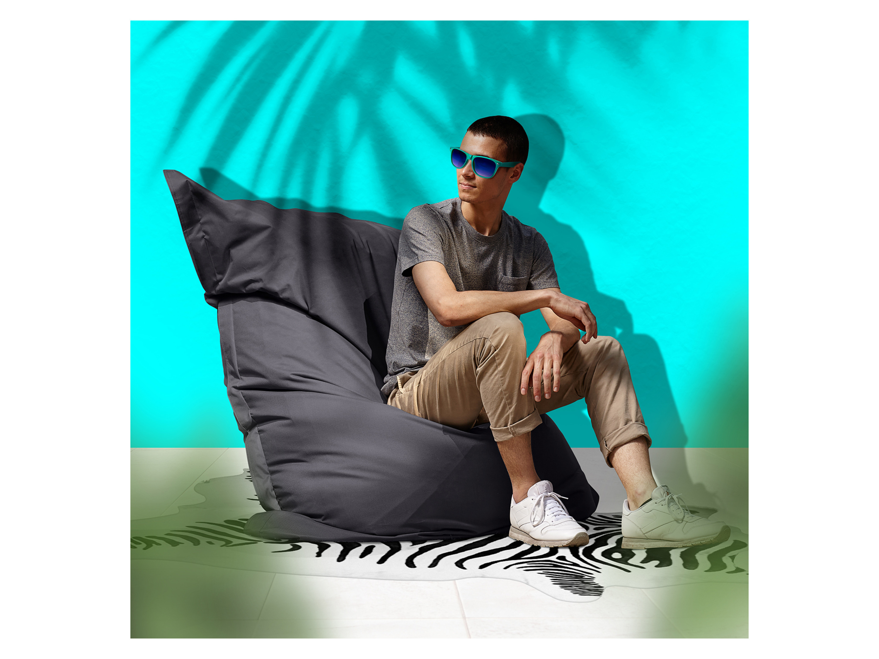 Thumbnail - Lumaland Sitzsack 380l (Anthrazit)