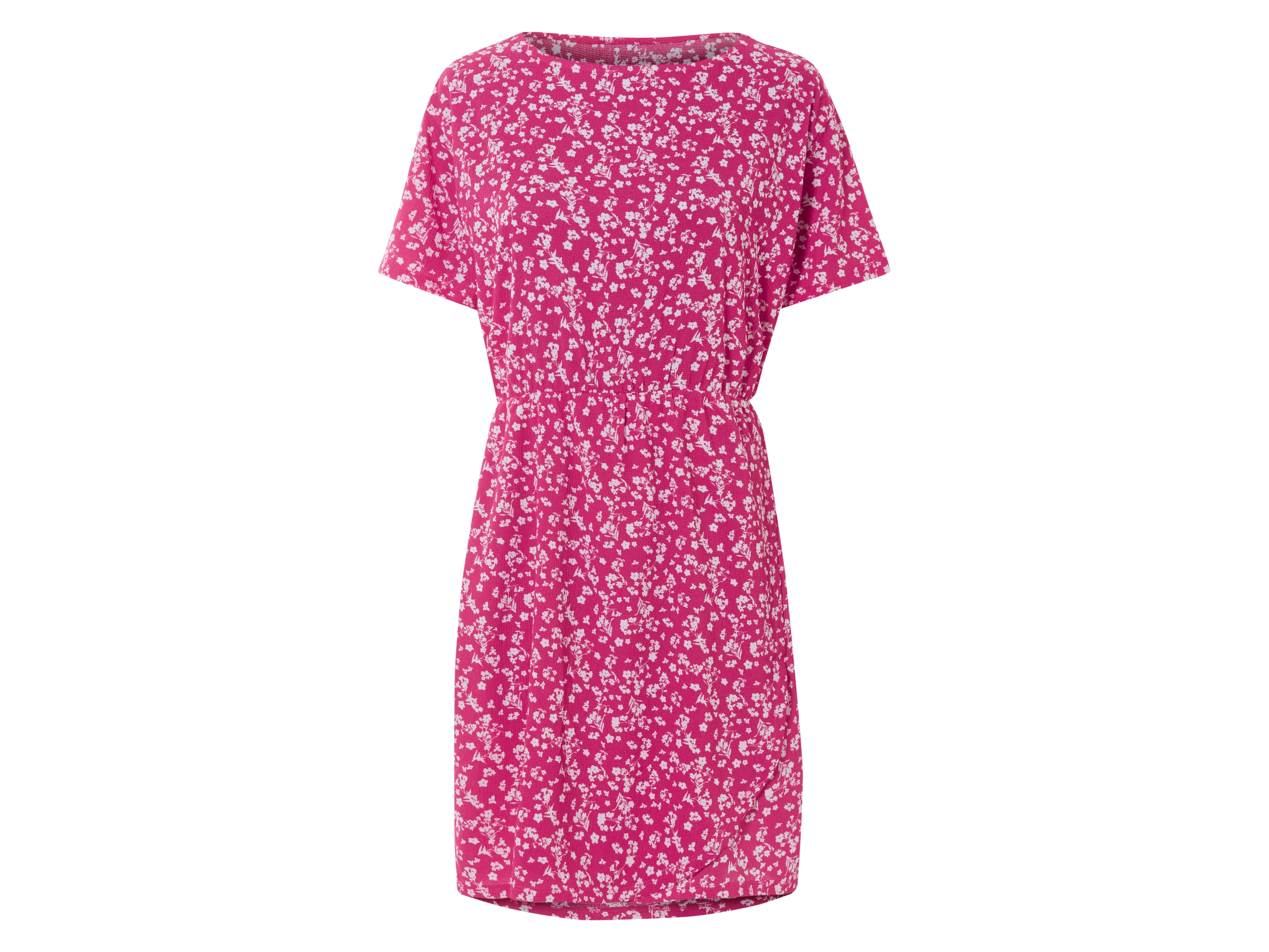ESMARA® Damen Kleid (Blumen/pink, M(40/42))""