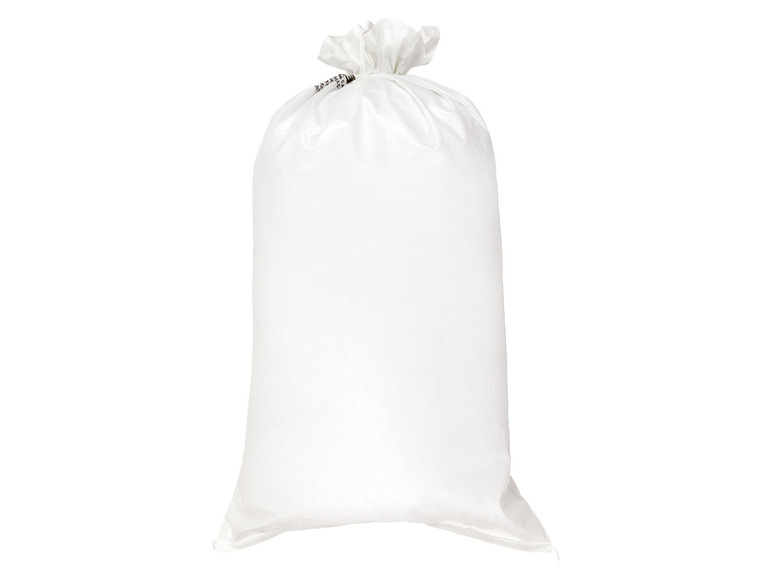 Ein weißer Sack für Schüttgut.
