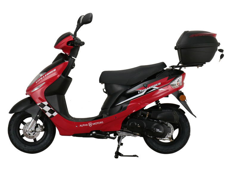 Motorroller CityLeader 50 ccm EURO 5 inkl. Topcase