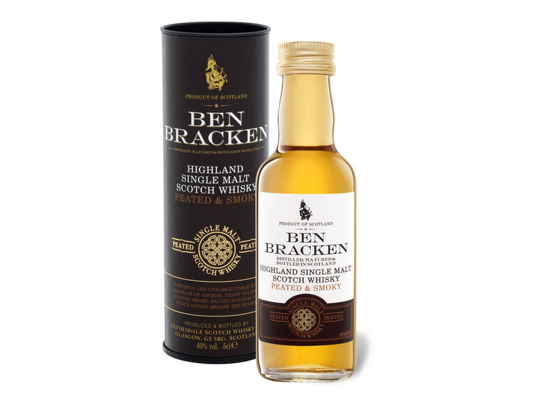 Gehe zu Vollbildansicht: Ben Bracken Single Malt Scotch Whisky Mini-Pack 3 x 0,05 l, 40% Vol - Bild 4