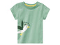 Ein hellgrünes T-Shirt mit einer Möwe darauf.
