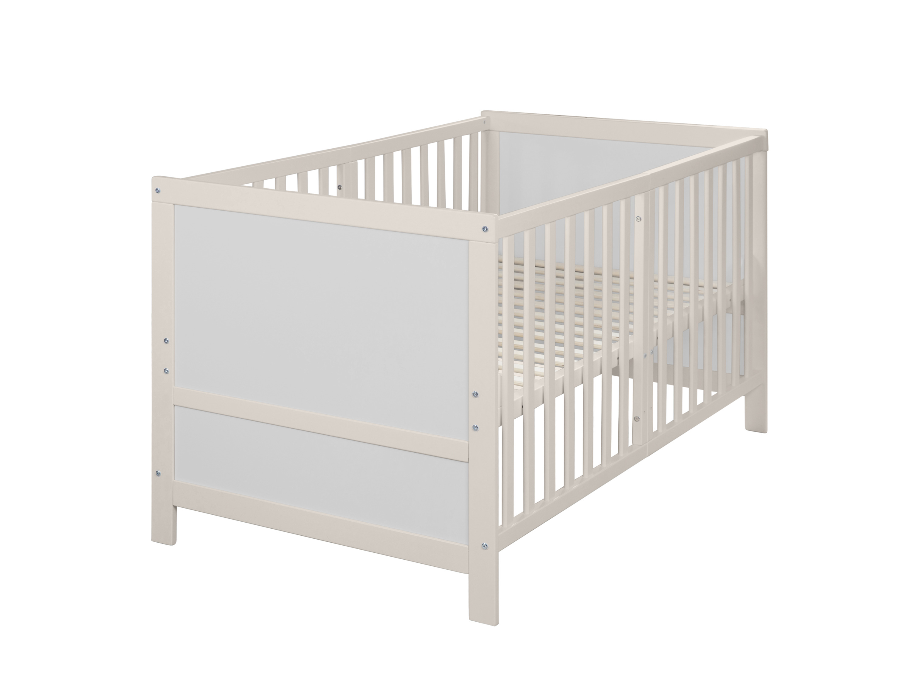 ROBA Kombi-Kinderbett »Easy Sleep«, 70x140 cm (natur-grau)
