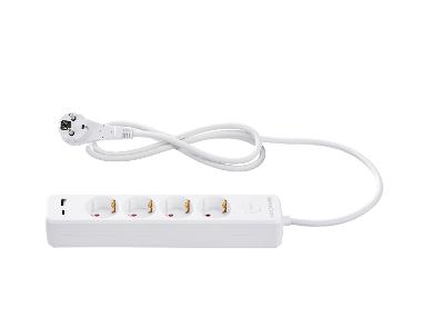 SILVERCREST® Steckdosenleiste 4-fach mit USB