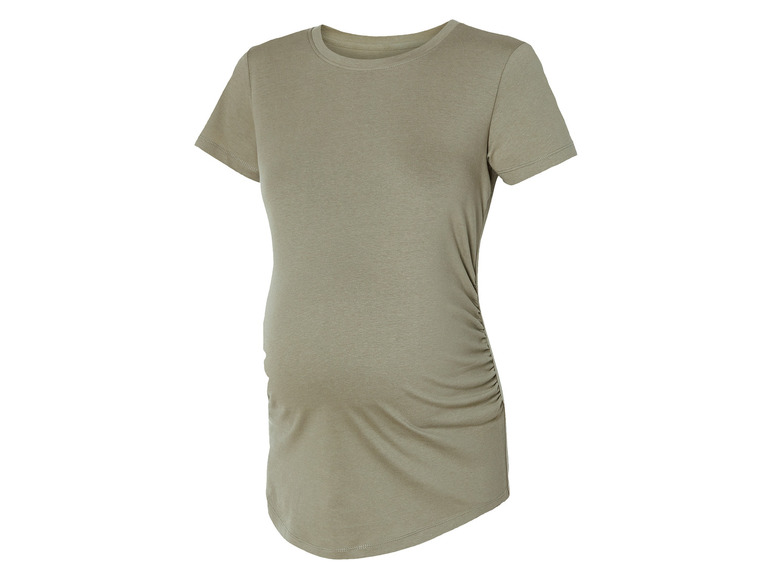 Ein hellgrünes T-Shirt für Schwangere