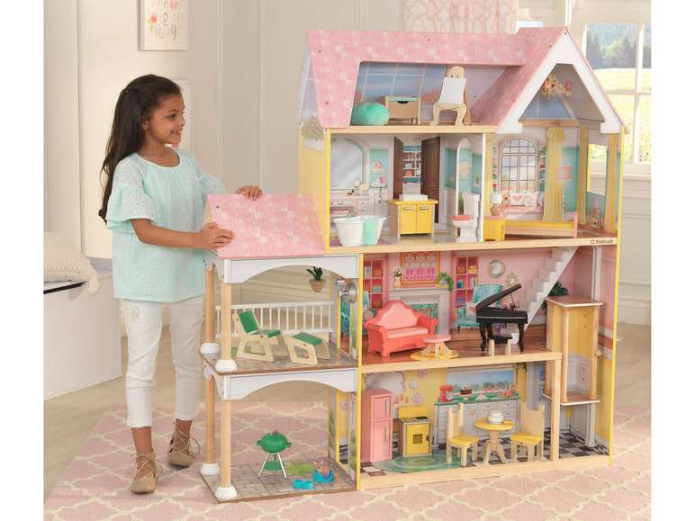»Lolas einfacher Aufbau Villa«, KidKraft Puppenhaus