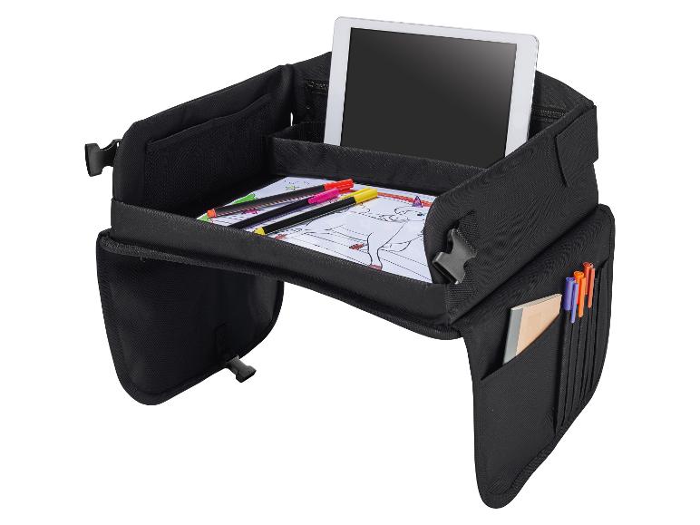Tragbarer Reise- und Spieltisch, mit integrierter Tablet-Halterung