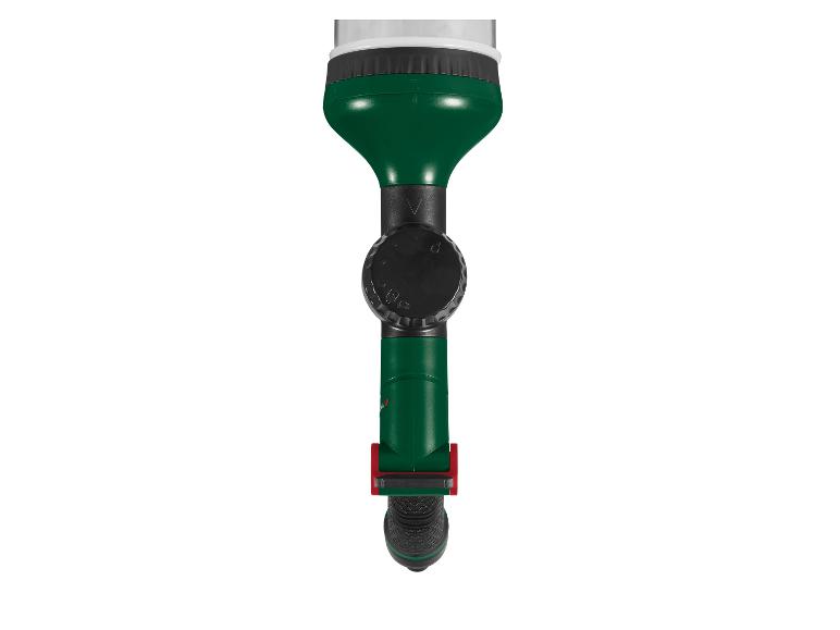 4-Wege-Verteiler / Dünger-Gartenbrause mit Schaumbehälter / Blumenampel-Gießstab