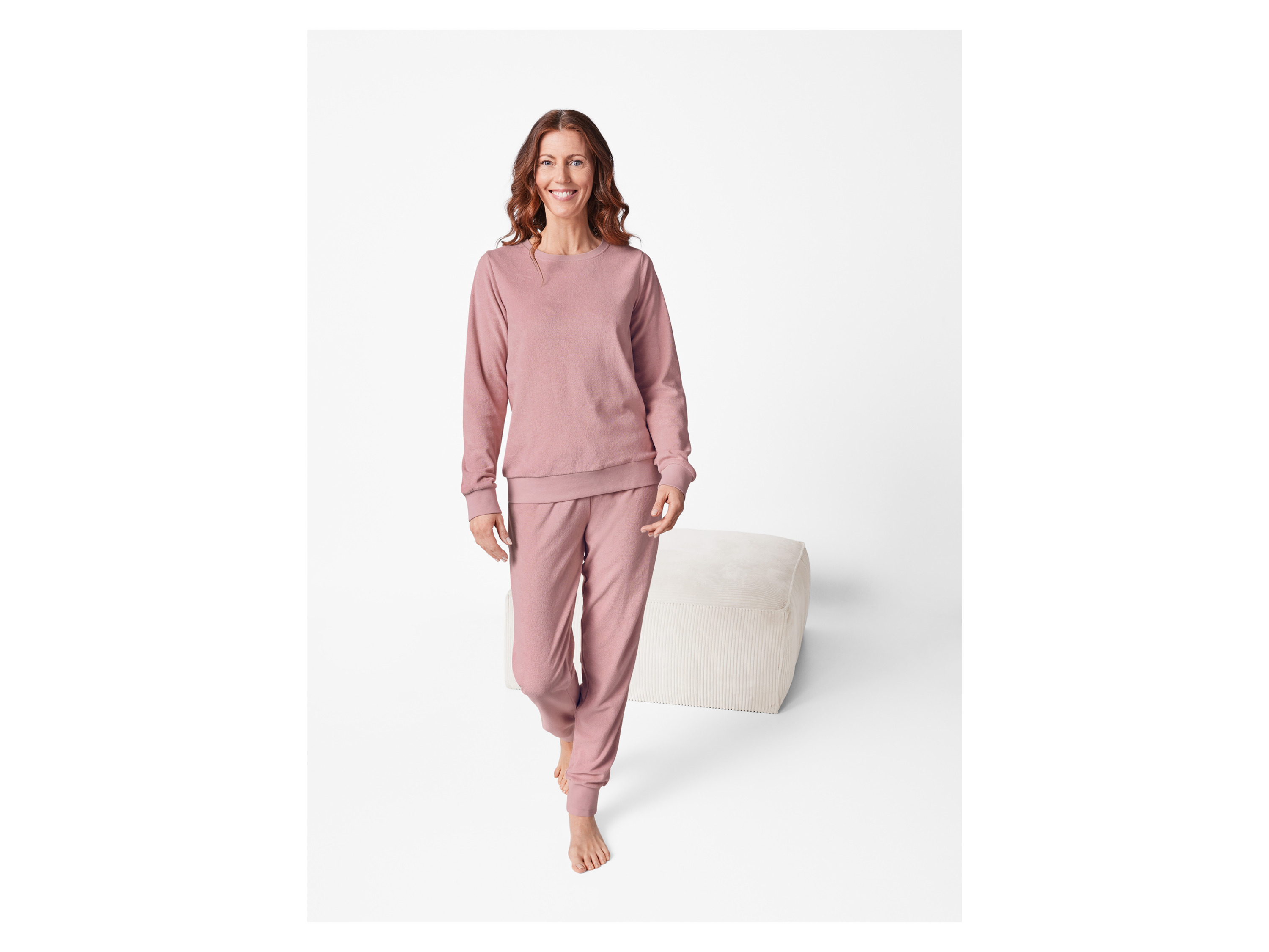 Thumbnail - esmara® Damen Frottee-Pyjama (Rosa, L(44/46))