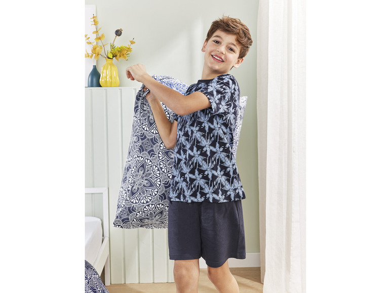 Gehe zu Vollbildansicht: pepperts!® Kinder Jungen Pyjama aus reiner Bio-Baumwolle - Bild 4