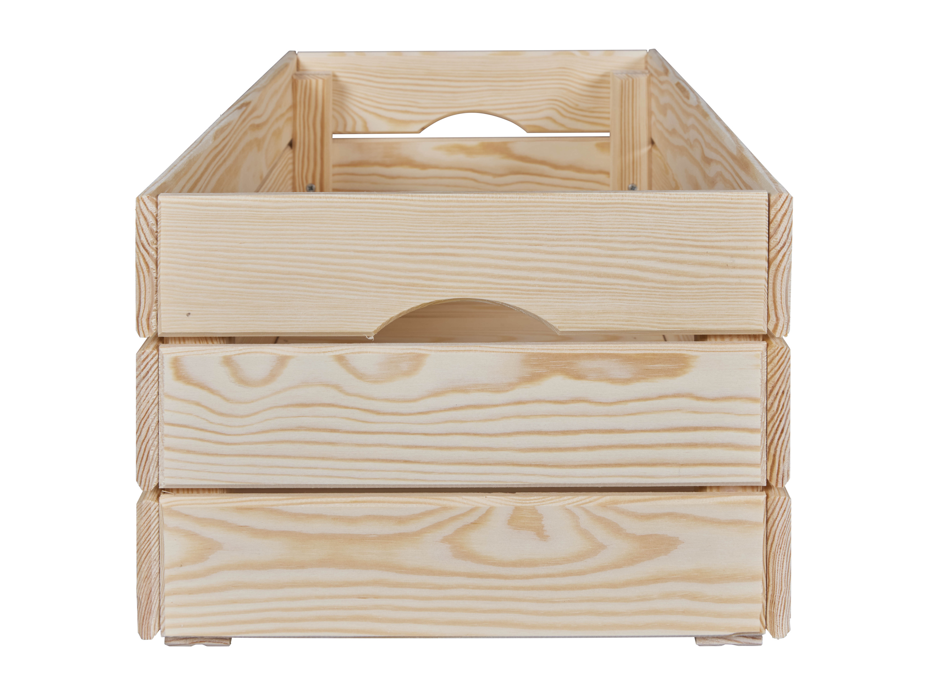 Thumbnail - Inter Link Holzkiste »Valloni«, 3er Set, natur unbehandelt (L)