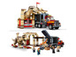 LEGO Jurassic World Set mit T-Rex, Transportwagen und Minifiguren.