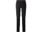 Schwarze Damenhose mit elastischem Bund und Taschen.