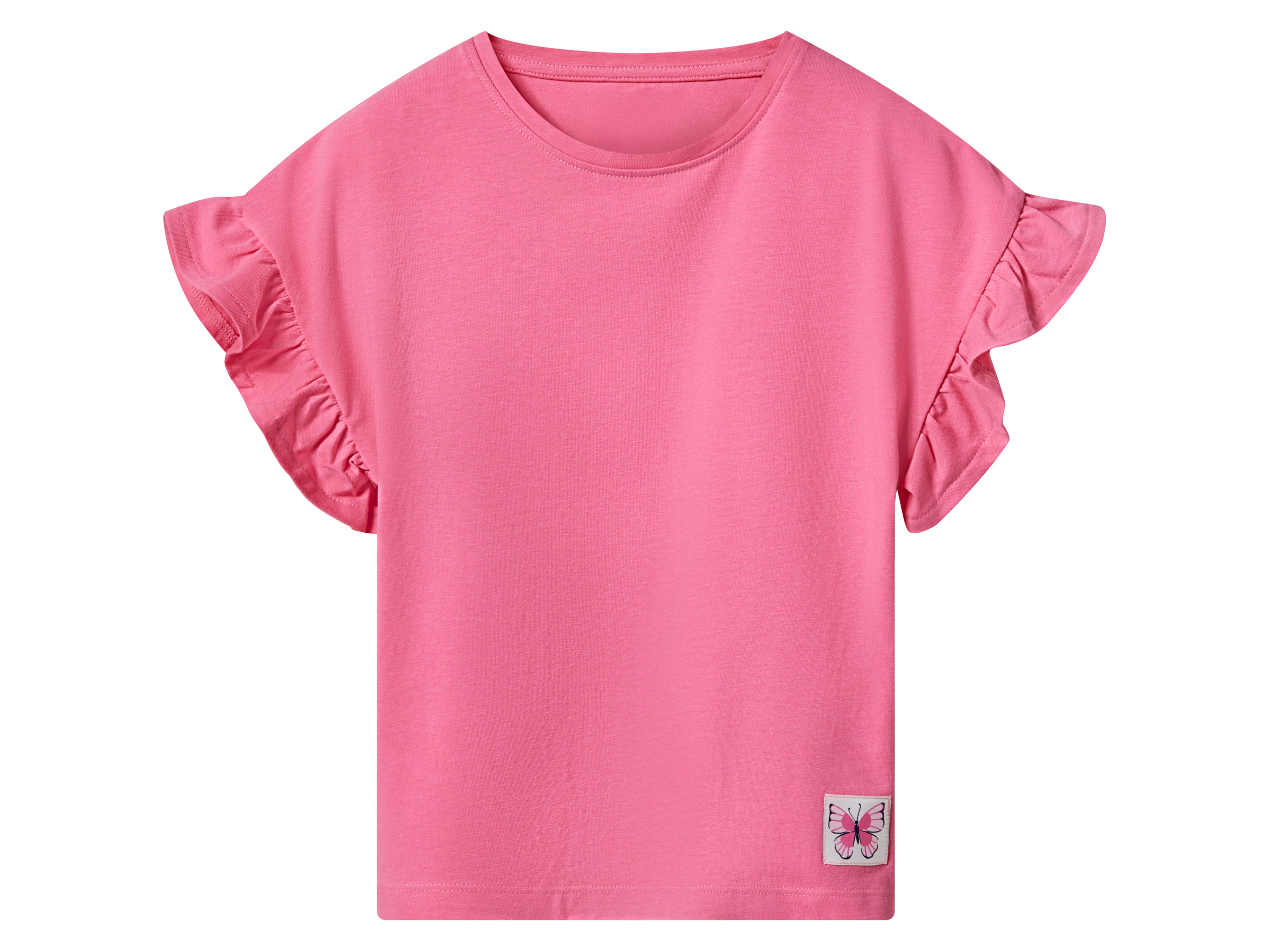 Thumbnail - lupilu® Kleinkinder T-Shirts, 2 Stück (rosa/pink, 110/116)