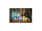 FRANZIS Adventskalender Kinder mit der Maus, Experimentierkästen und Weihnachtsbaum.