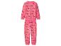 Rosa Pyjama mit Weihnachtsdackel-Print