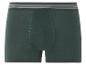 Grüne Boxershorts mit weißen Streifen