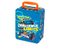 Blaue Hot Wheels Brotdose mit Autos und dem Text „Challenge Your Limits“