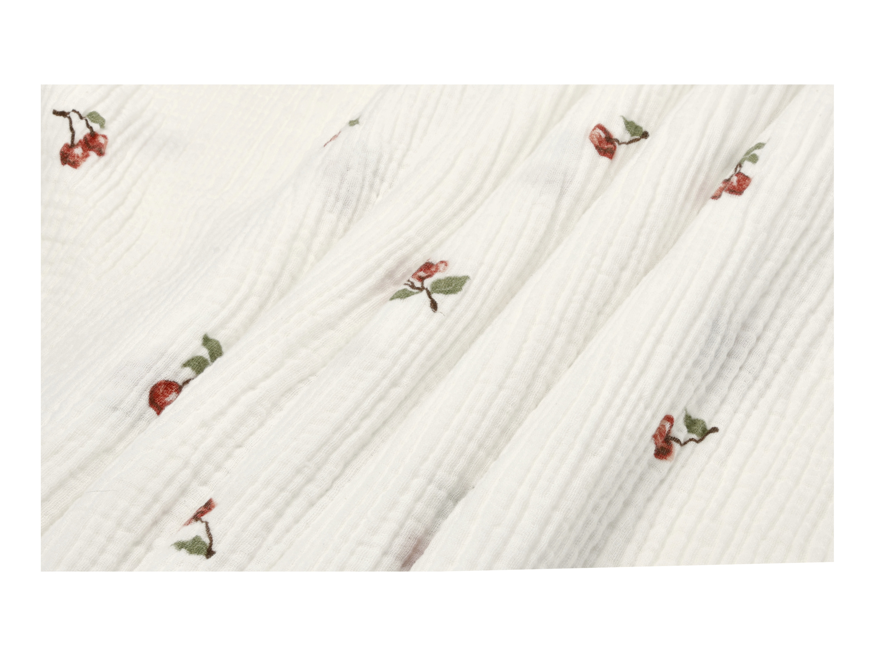 Thumbnail - LIVARNO® Musselin-Bettwäsche, 155 x 220 cm (Kirschen)