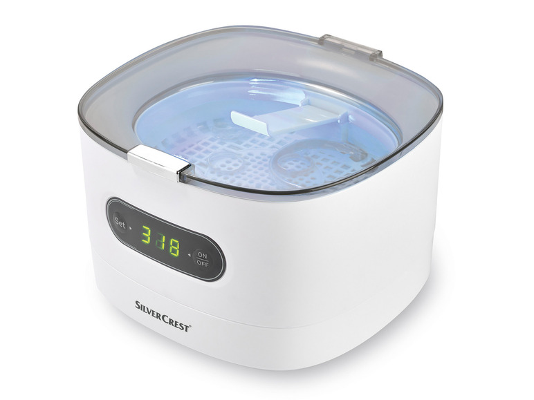 SILVERCREST® Ultraschall-Reinigungsgerät »SUR 48 weiß D5«