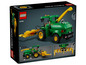 LEGO Technic John Deere 9700 Sämaschine mit beweglichen Teilen.