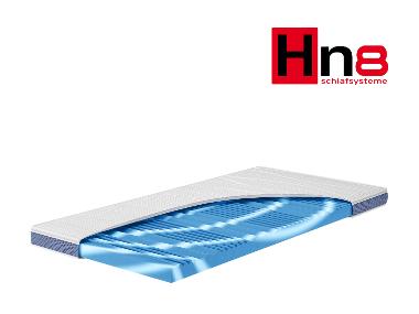 Hn8 Schlafsysteme Topper »Surf 100«, 7-Zonen Gelschaum-Kern, Cool-Effect Bezug