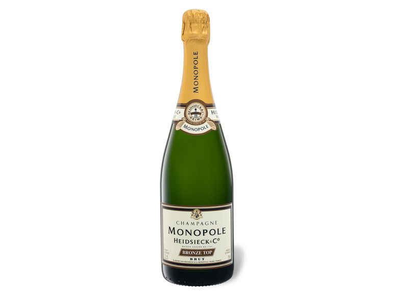 Heidsieck Monopole brut, Co Top Champagner & Bronze