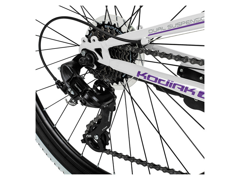 Gehe zu Vollbildansicht: Bergsteiger Zweirad Mountainbike Kodiak 24 Zoll, inkl. Lampen- Schutzblechset - Bild 36