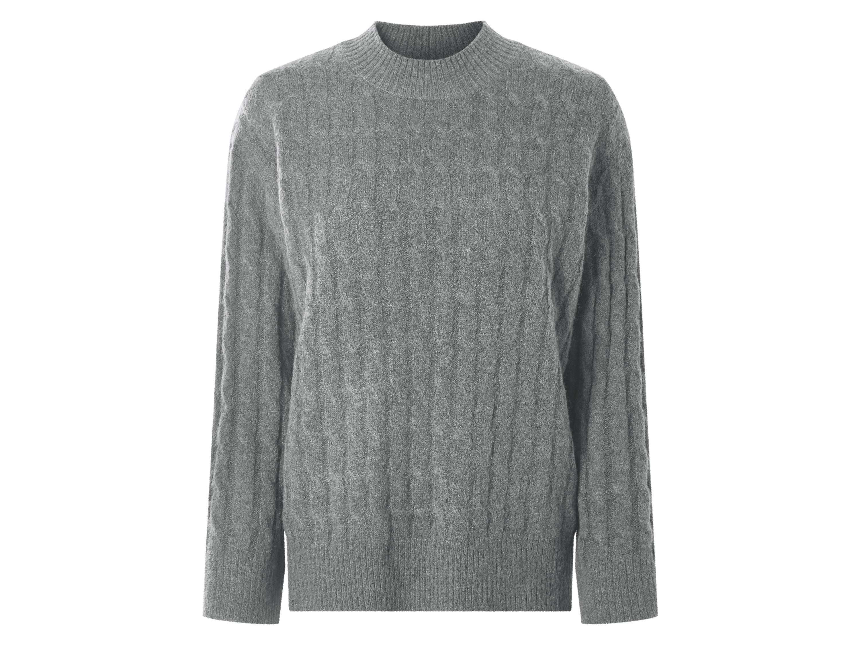 ESMARA® Damen Strickpullover (Grau, XS (32/34))""