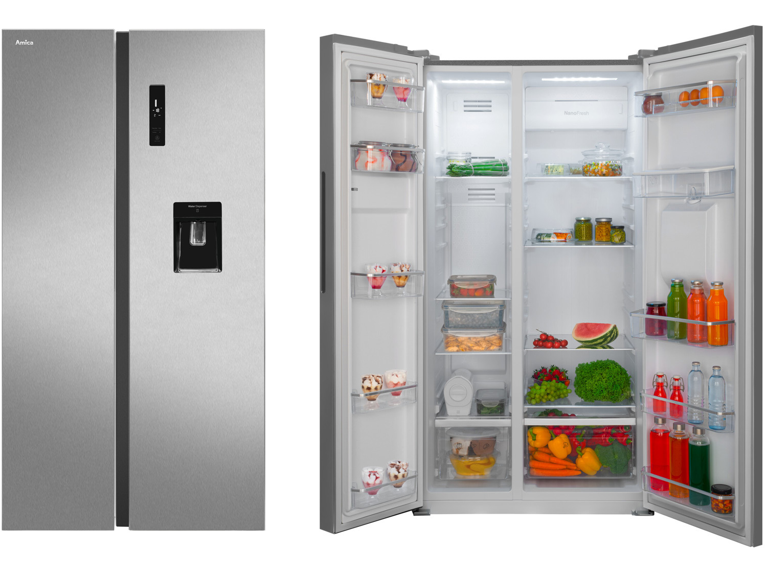 Amica Side By Side Sbsn 398 010 E Gehorsam vorschlagen Reaktor lidl side by side amica Morgen Animation