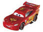 Ein Spielzeugauto von Lightning McQueen aus Cars.