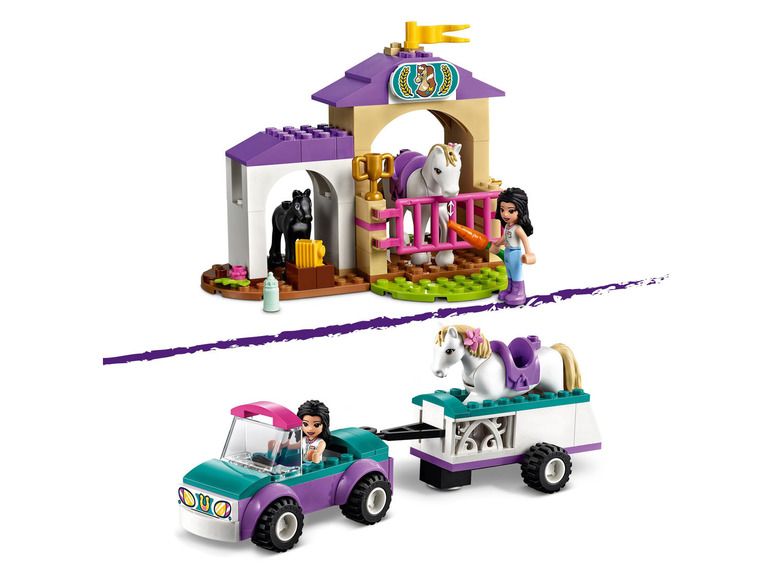 Gehe zu Vollbildansicht: LEGO® Friends 41441 »Trainingskoppel und Pferdeanhänger« - Bild 4