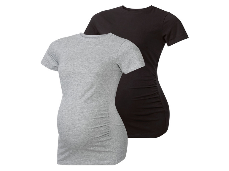 Gehe zu Vollbildansicht: esmara® Damen Umstandsshirts, 2 Stück, mit hohem Baumwollanteil - Bild 17
