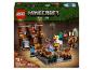Minecraft Movie Woodland Mansion Fighting Ring Bausatz, 491 Teile, für Kinder ab 10 Jahren