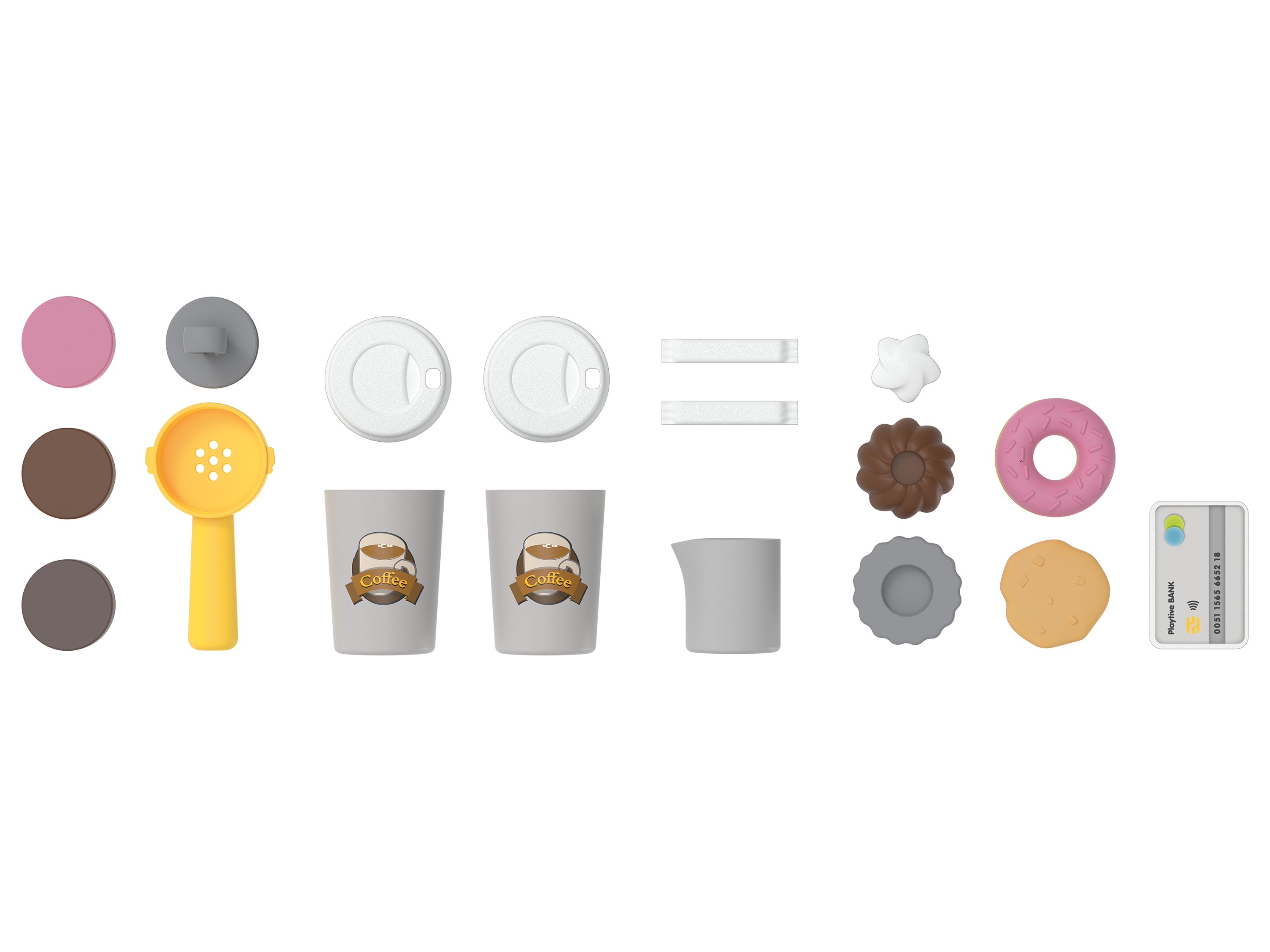 Thumbnail - Playtive Spielzeugkasse, Cafe und Pizzashop (Café)