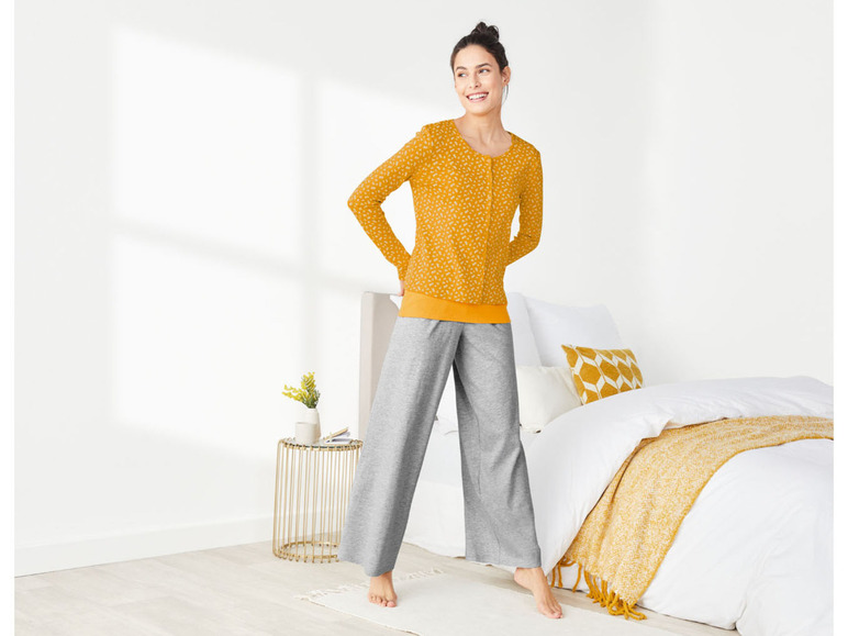 Gehe zu Vollbildansicht: esmara® Damen Pyjama, 4-teilig, mit hohem Baumwollanteil - Bild 28