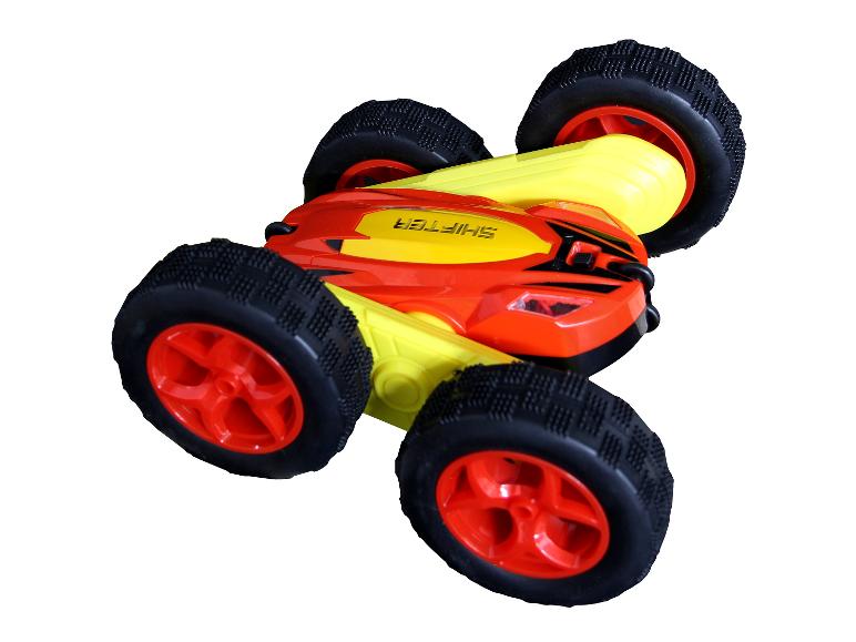 Rot-gelbes Shifter ferngesteuertes Auto.