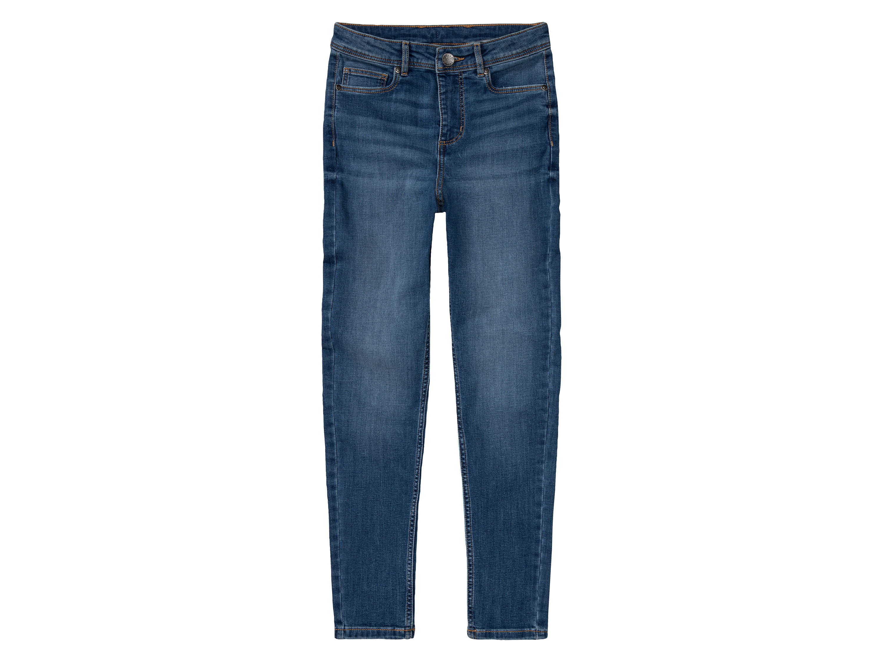 pepperts!® Kinder Mädchen Jeans Skinny (Blau, 164)““ | Farbe: blau, hellblau Passform: Super Skinny Fit Material: 86 % Baumwolle, 12 % Polyester, 2 % Elasthan Pflegehinweise Waschen bei max. 40°C Nicht bleichen Schonende Trocknung im Wäschetrockner bei max. 60°C Bügeln bis 110 °C (Stufe 1). Kein Bügeln mit Dampf Nicht trockenreinigen Größen 134 – 164 Meine Lidl-Größe – so einfach gehts Einfach den Lidl-Größenrechner besuchen. Für deine Personengruppe und Produktgruppe die gemessenen Körpermaße eintragen und dann den Berechnen-Button betätigen. Schon wird dir deine Größe angezeigt.““