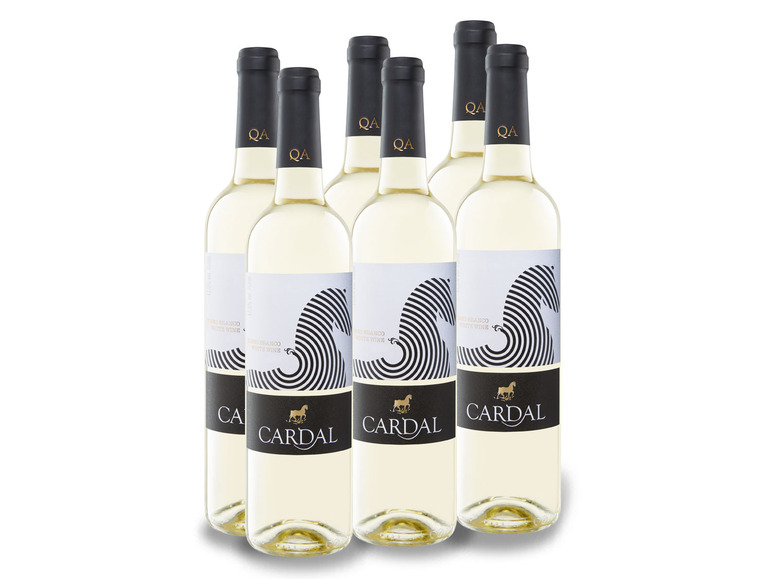 Gehe zu Vollbildansicht: 6 x 0,75-l-Flasche Weinpaket Cardal Vinho Branco trocken, Weißwein - Bild 1