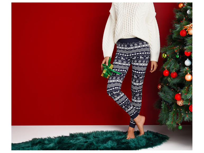 Gehe zu Vollbildansicht: esmara® Damen Leggings mit weihnachtlichen Motiven - Bild 6