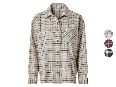 ESMARA® Damen Oversize-Flanellbluse
