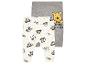 Zwei Winnie Puuh Baby Leggings, eine mit Winnie Puuh Druck und eine in Grau.