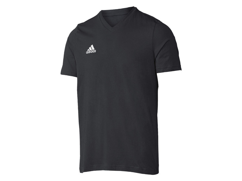 Gehe zu Vollbildansicht: adidas Herren T-Shirt mit Logo, aus reiner Baumwolle - Bild 4